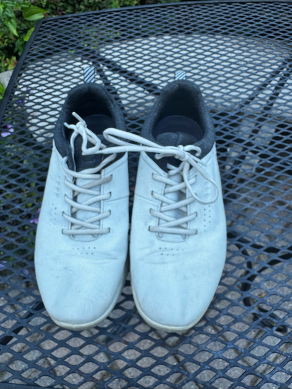 ECCO Men's Biom Hybrid 3 Spikeless Golf Shoes White/Mazarine Blue EU 43 (9-9.5)